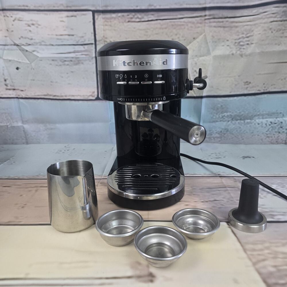 KitchenAid Espresso Machine Black KES6503OB 1.4 Liters Metal Semi-Automatic